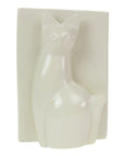 Soapstone Sitting Cat Bookends