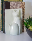 Soapstone Sitting Cat Bookends