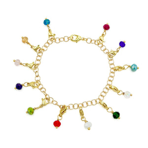 Familia Gold-Tone Birthstone Charm