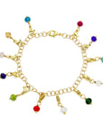 Familia Gold-Tone Birthstone Charm