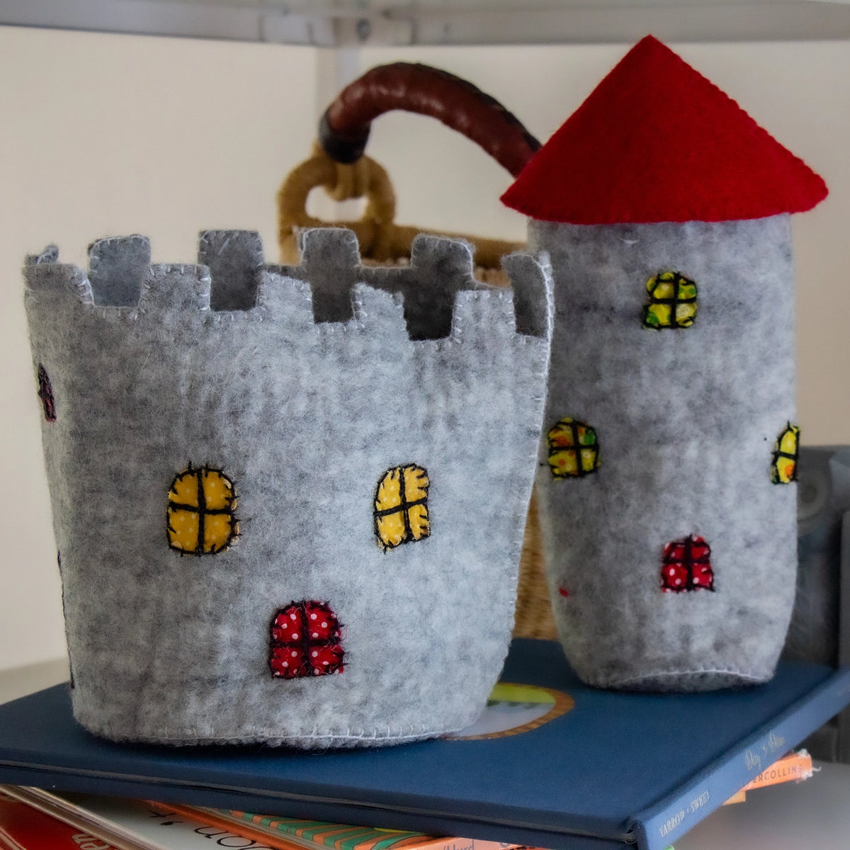 Large Felt Castle with Red Roof