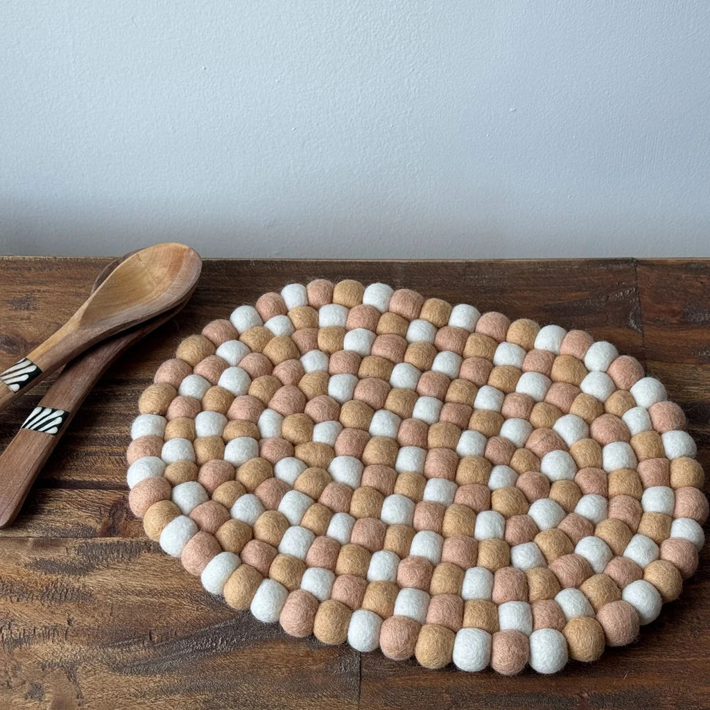Felt Casserole Trivet - Sunset Sands