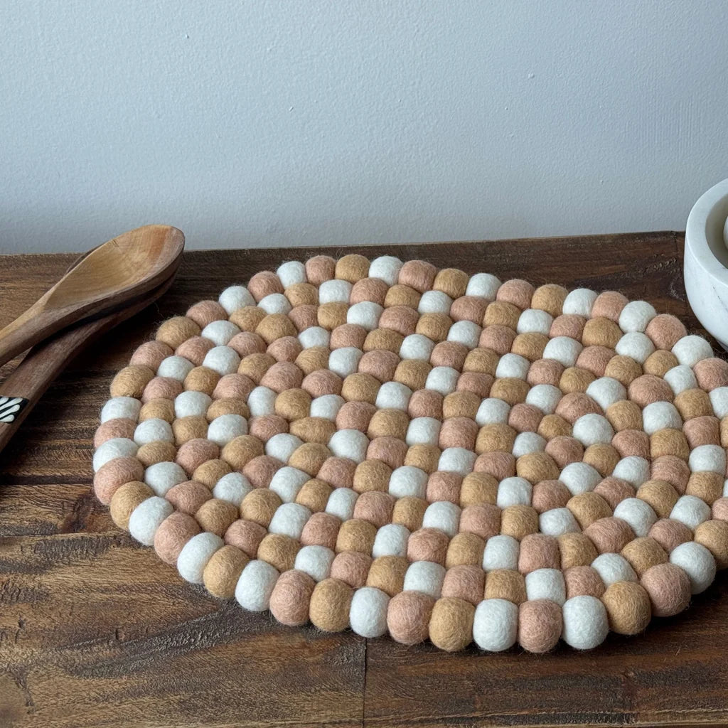 Felt Casserole Trivet - Sunset Sands