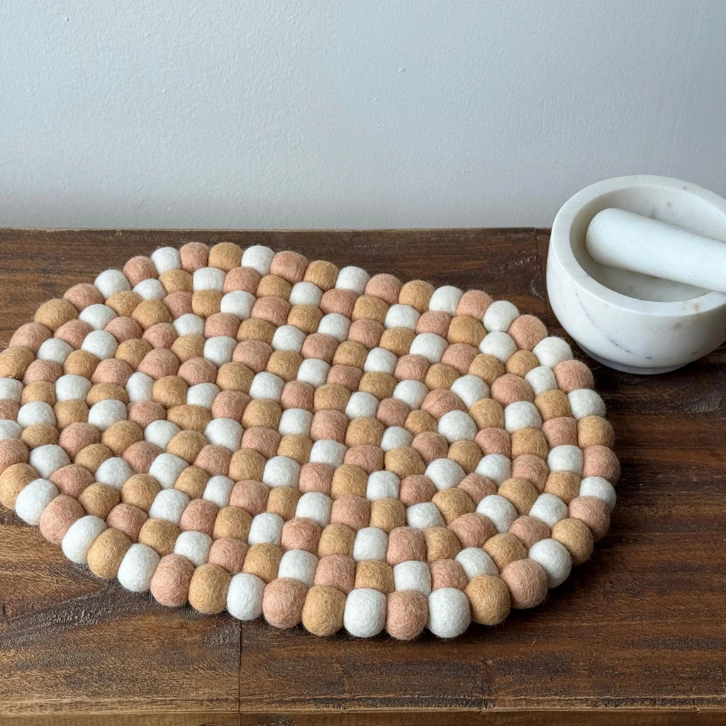 Felt Casserole Trivet - Sunset Sands