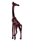 Handcarved Wooden Giraffe Sculpture