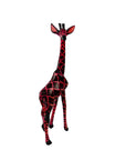 Handcarved Wooden Giraffe Sculpture