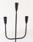 Hand-Forged Iron Candelabra