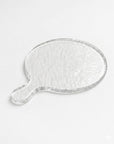 Hammered Glass Round Serving Boards