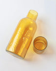 Hammered Glass Carafe & Cup