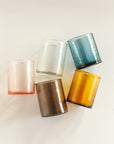 Handblown Hammered Small Carafe Glasses
