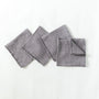 Stone Washed Linen Cocktail Napkins