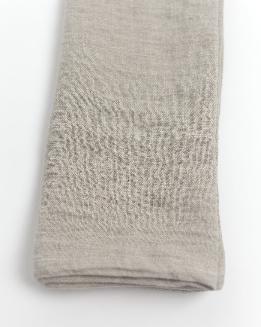 Stone Washed Linen Dinner Napkins