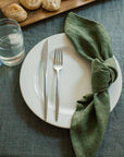 Stone Washed Linen Dinner Napkins