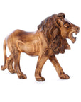 Large Kenyan Jacaranda Wood Lion Sculpture