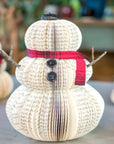 Large Book Snowman