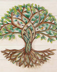 Leafy Tree Metal Wall Art