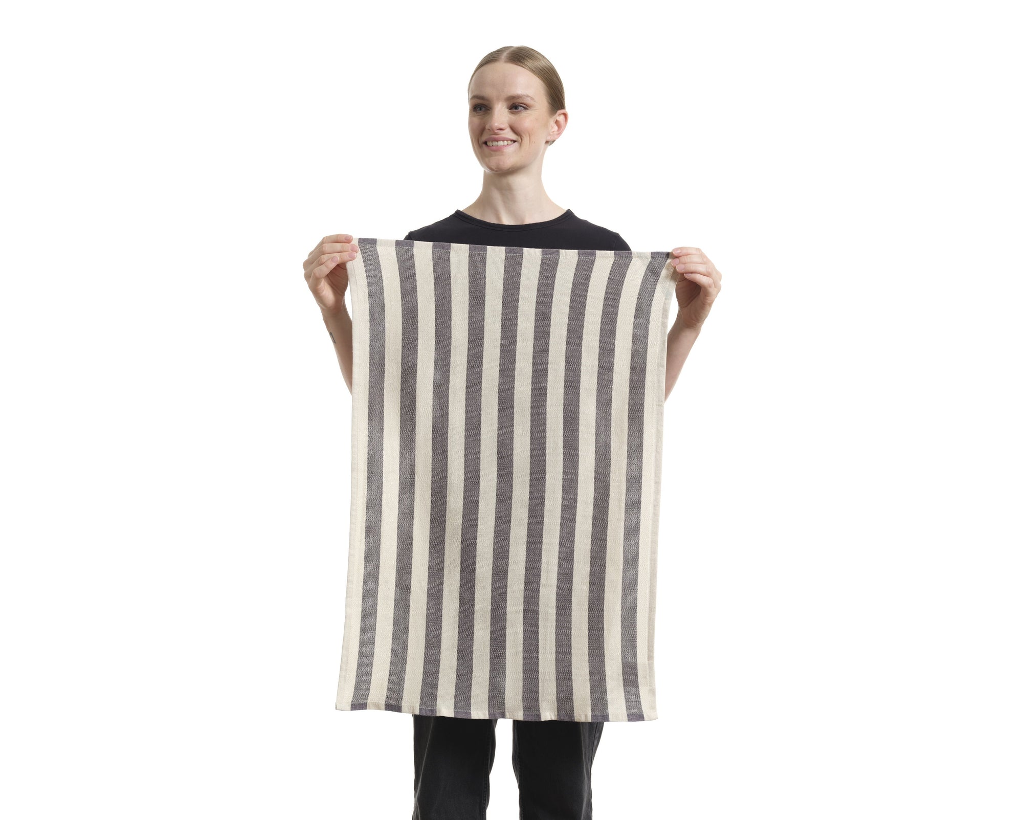 Cotton Flat Weave Kitchen Towels - Set of 4