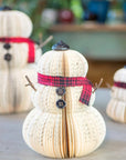 Medium Book Snowman