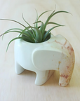 Natural Stone Small Elephant Bowl