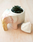 Natural Stone Small Elephant Bowl