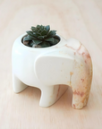 Natural Stone Small Elephant Bowl