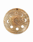 Indukala Moon Phase Round Pivot Box - Wood