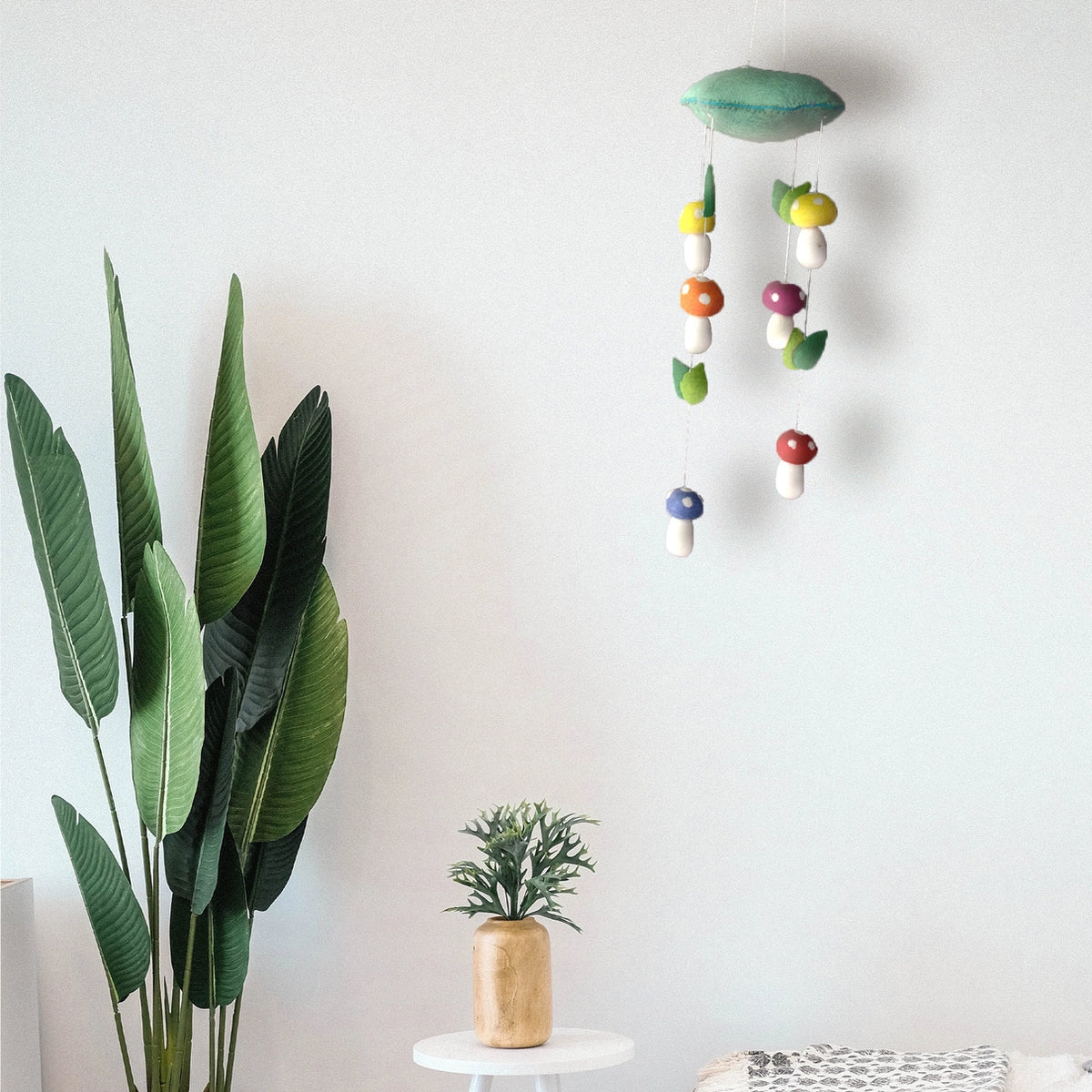 Felt Mushroom Nursery Mobile
