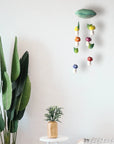 Felt Mushroom Nursery Mobile