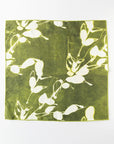 Porto Print Olive Linen Napkins - Set of 4