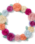 Pastel Carnation Paper Wreath