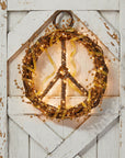 Peace Symbol Wreath