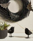 Buri Palm Raven Figurine
