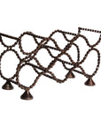 Recycled Bicycle Chain Wine Rack