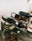 Recycled Bicycle Chain Wine Rack