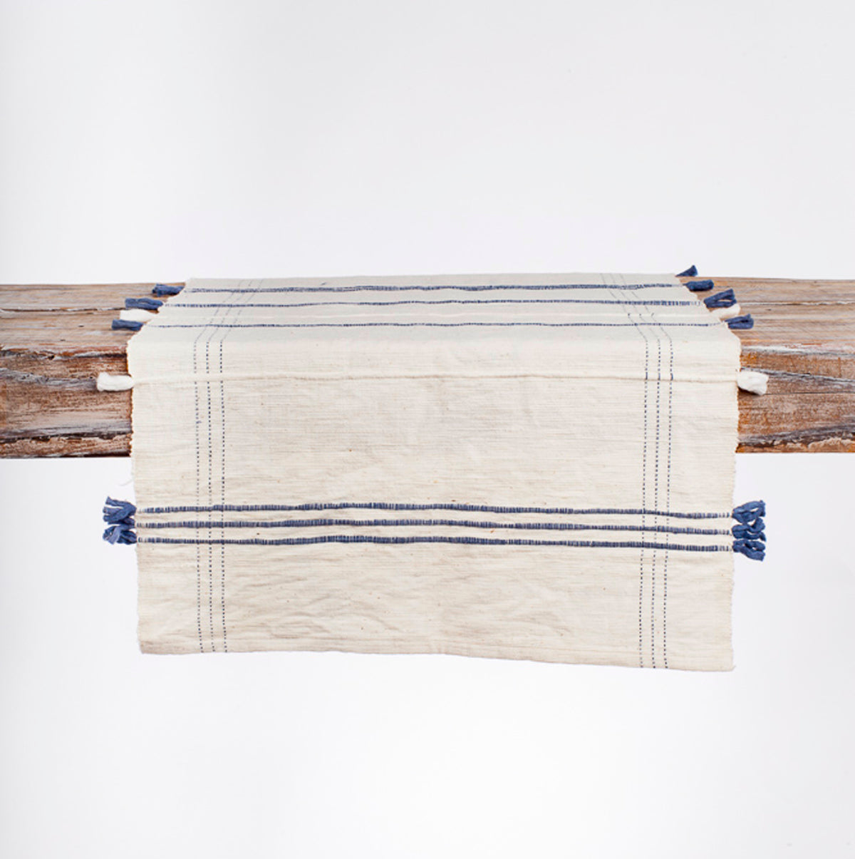 Ribbons Handwoven Cotton Table Runner