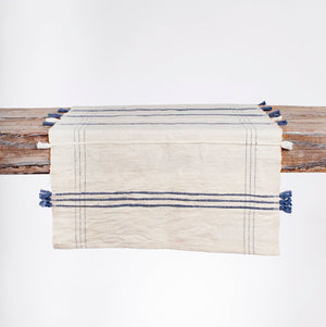 Ribbons Handwoven Cotton Table Runner