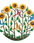 Sunflower Garden Metal Wall Art