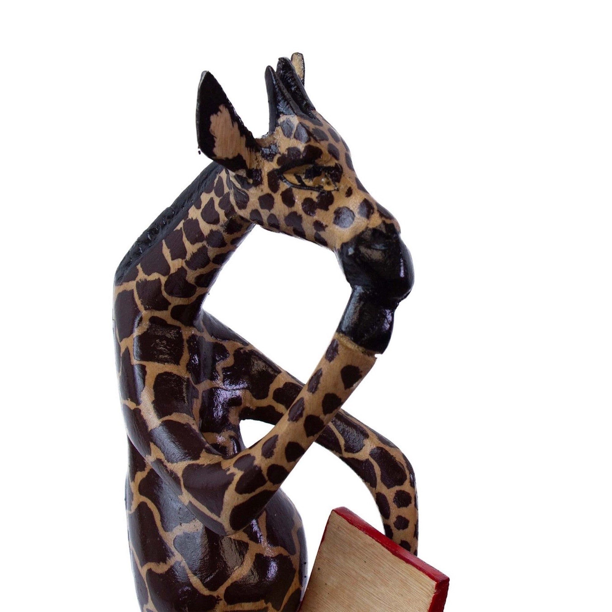 Thinking Giraffe Wooden Shelf Sitter