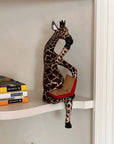 Thinking Giraffe Wooden Shelf Sitter