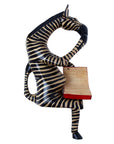 Thinking Zebra Wooden Shelf Sitter