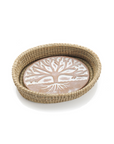 Bread Basket with Terracotta Tree of Life Bread Warmer