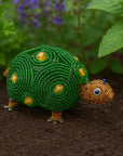 Beaded Turtle Garden Figurines – Set of 2