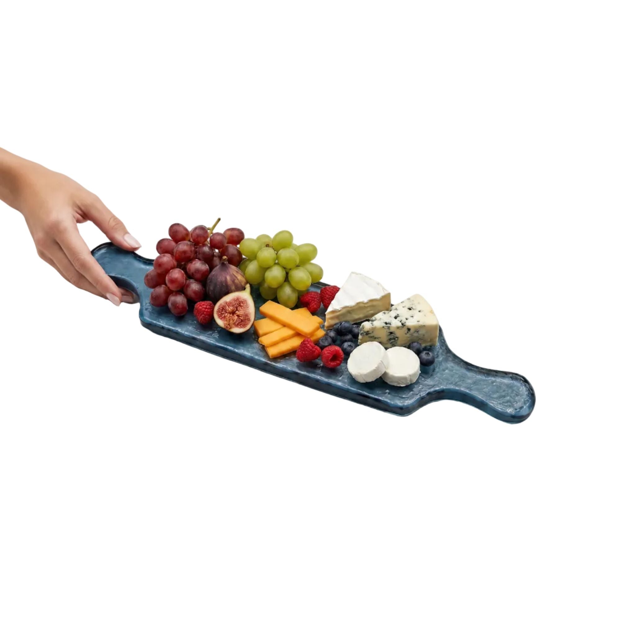 Hammered Glass Long Serving Boards