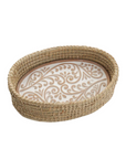 Bread Basket with Terracotta Double Vine Bread Warmer