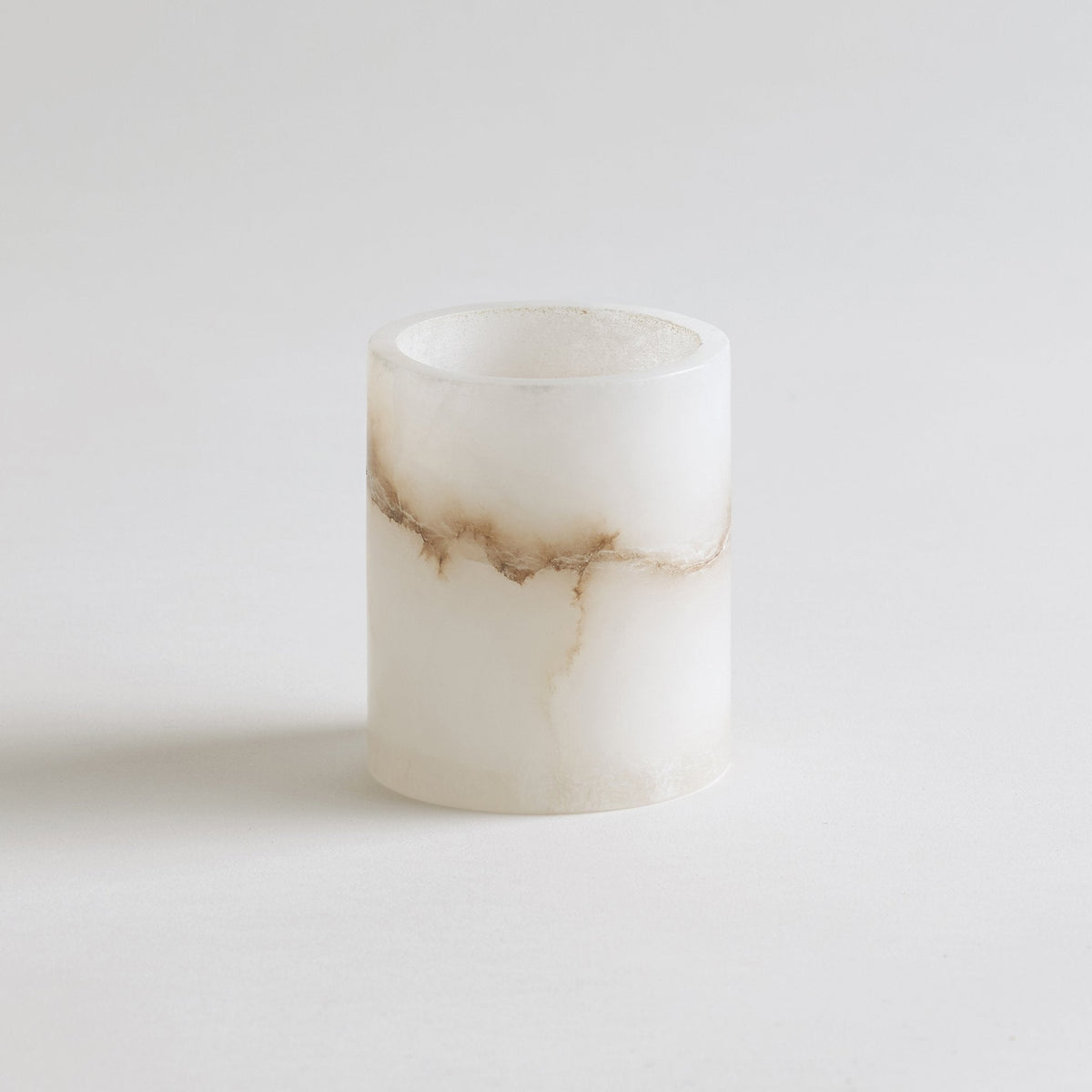 Santo Alabaster Votive Holder - Short