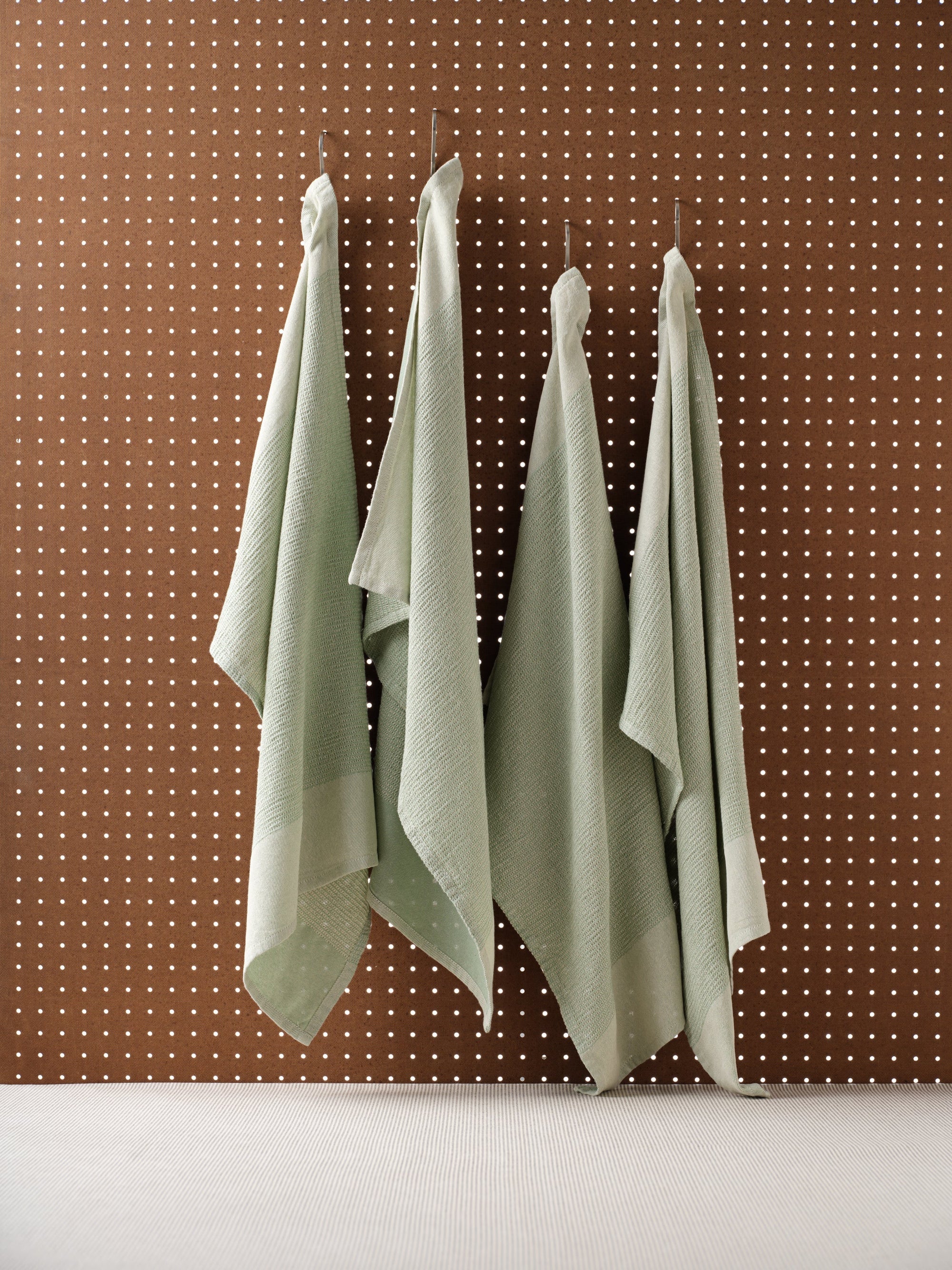 Cotton Waffle Weave Kitchen Towels - Set of 4