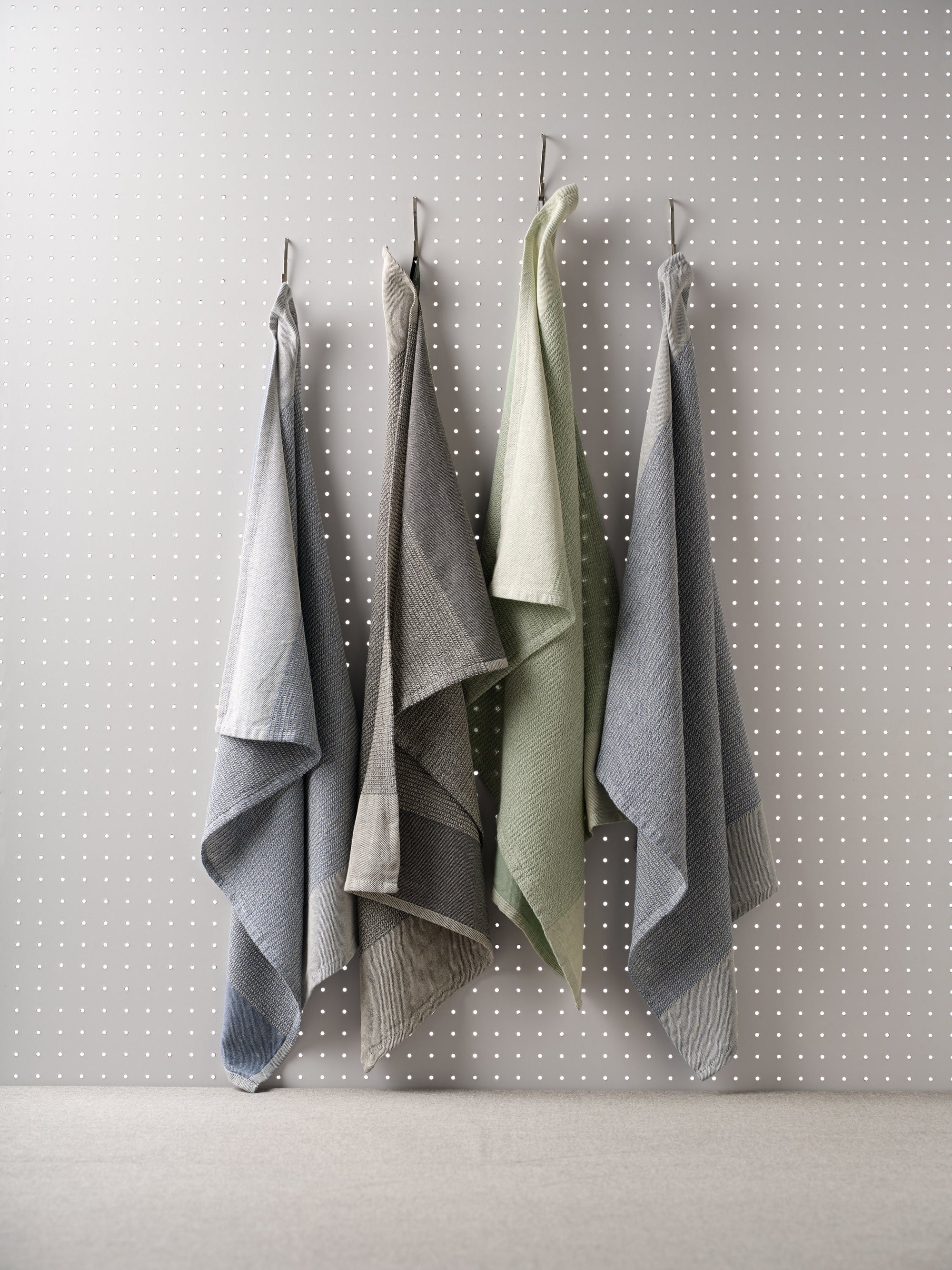 Cotton Waffle Weave Kitchen Towels - Set of 4