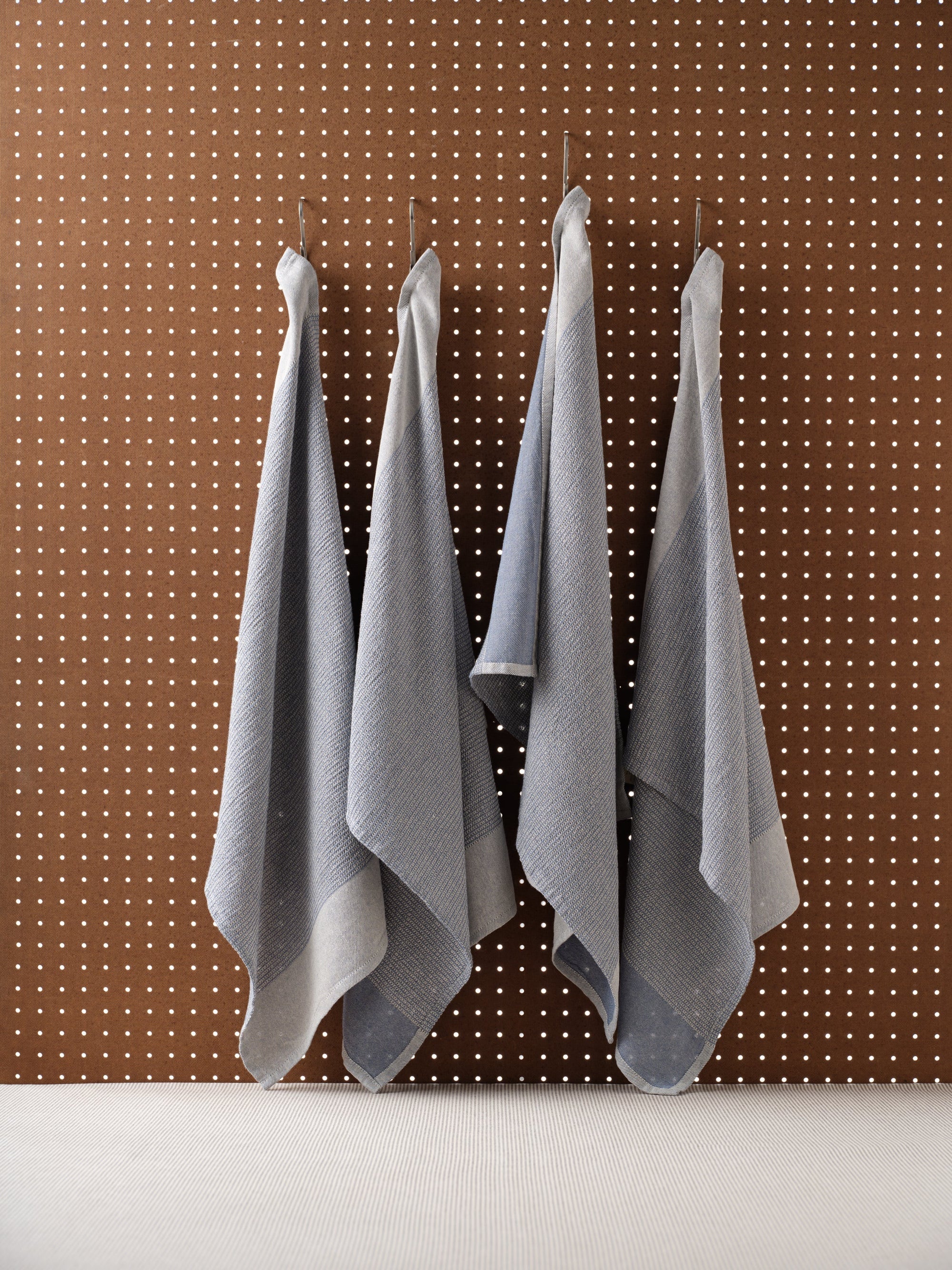 Cotton Waffle Weave Kitchen Towels - Set of 4