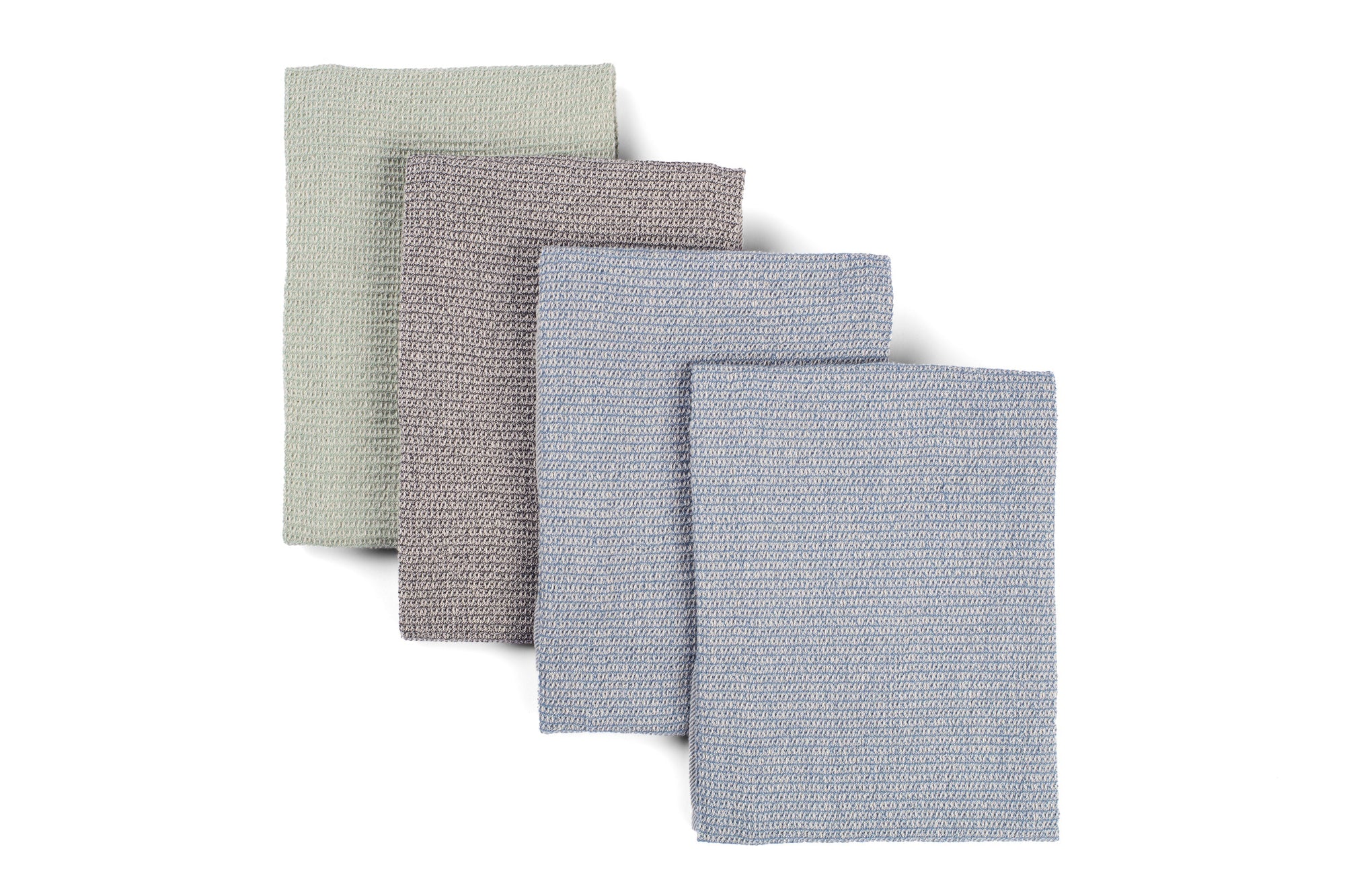 Cotton Waffle Weave Kitchen Towels - Set of 4