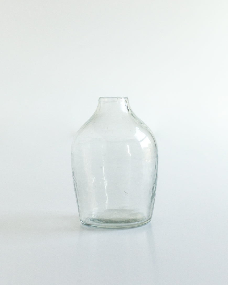 Haley Handblown Hammered Bud Vase